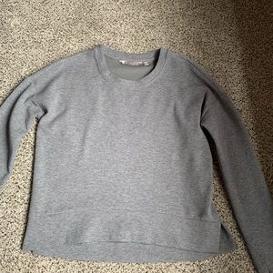 Athleta cropped grey sweatshirt size XS.
